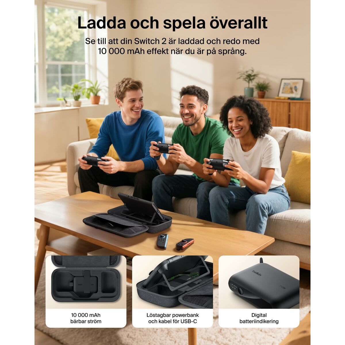 Powerbank Belkin ENA001HQCH-V2 - NordicDeals