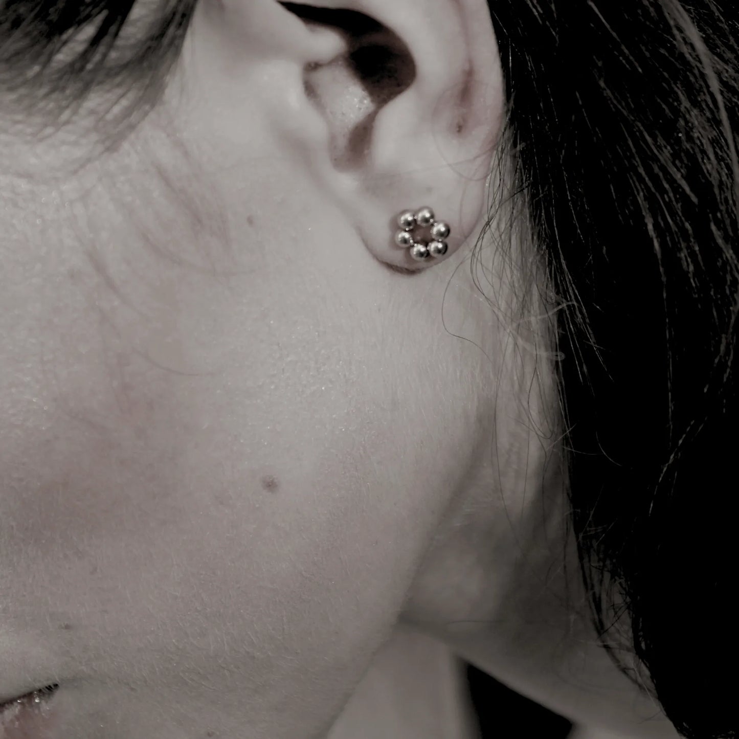 Passion Waterproof Circle Ball Earring Silver Plating - NordicDeals