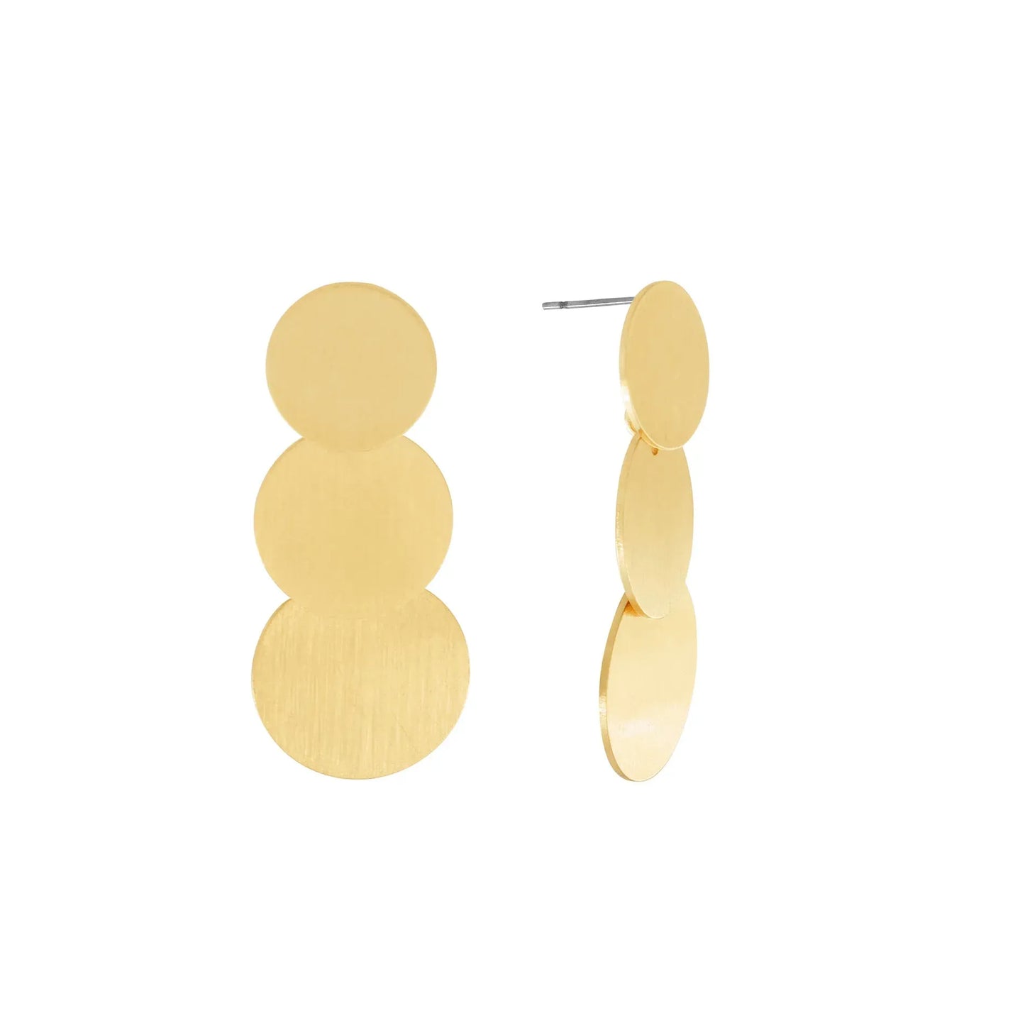 Tara Multi Dot Earring Gold Plating - NordicDeals