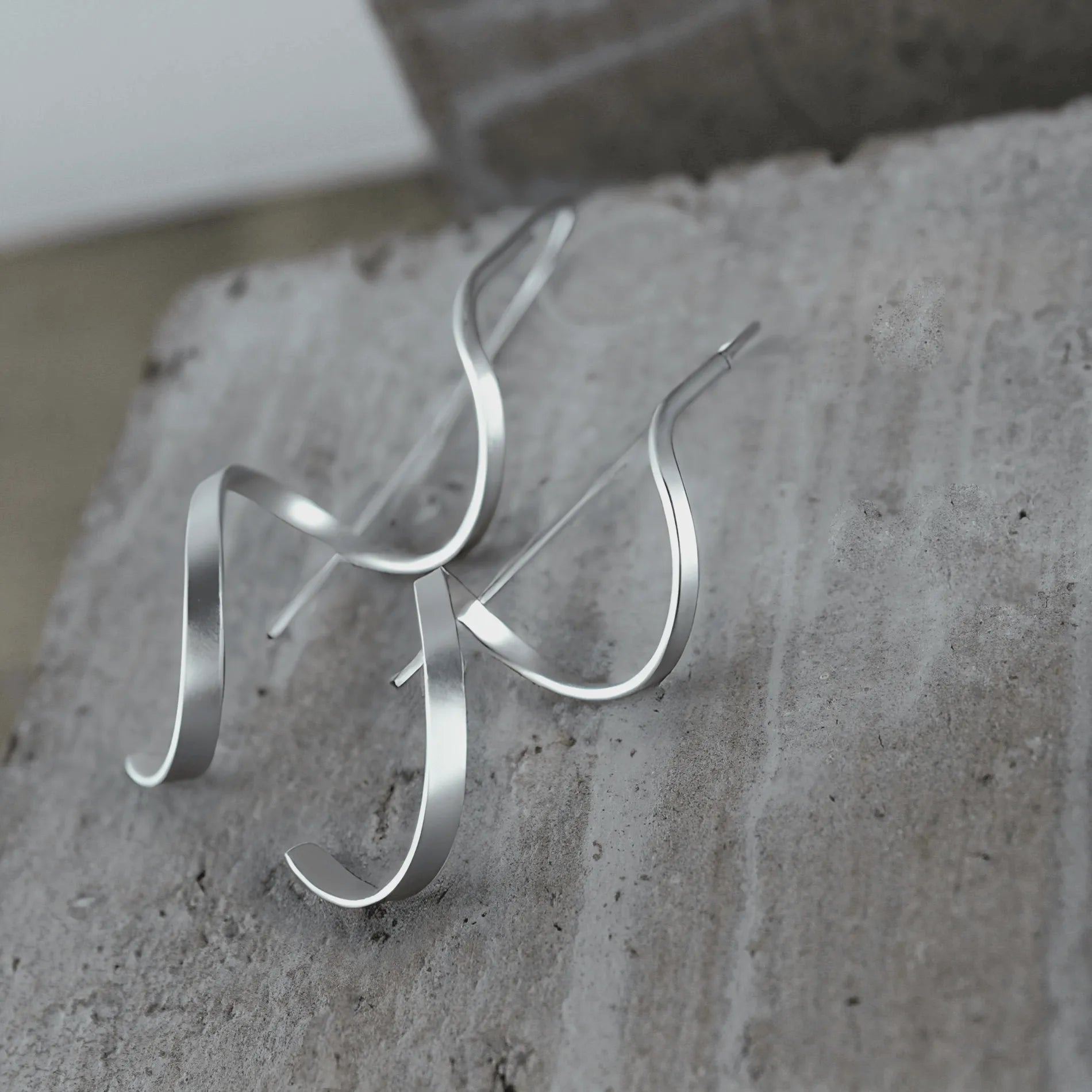 Tara Spinning Earring Silver Plating - NordicDeals