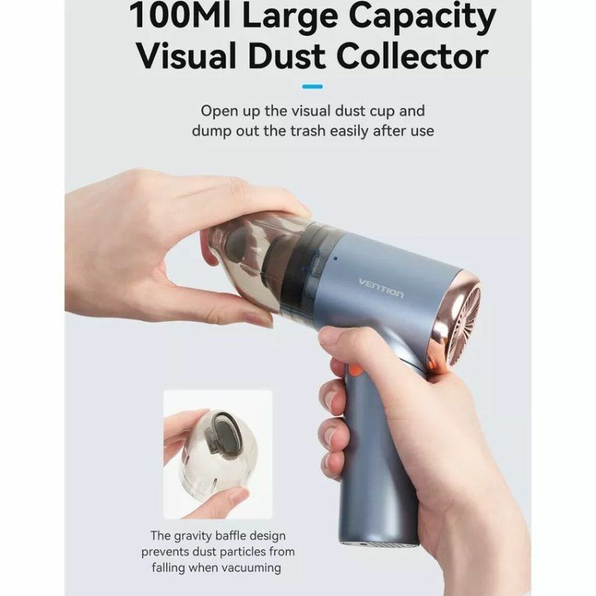 Handheld Vacuum Cleaner Vention KRAL0 - NordicDeals