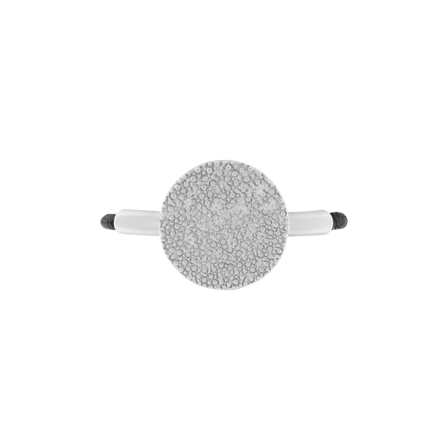 Nostalgia Diagonal Leather Bracelet Silver Plating - NordicDeals