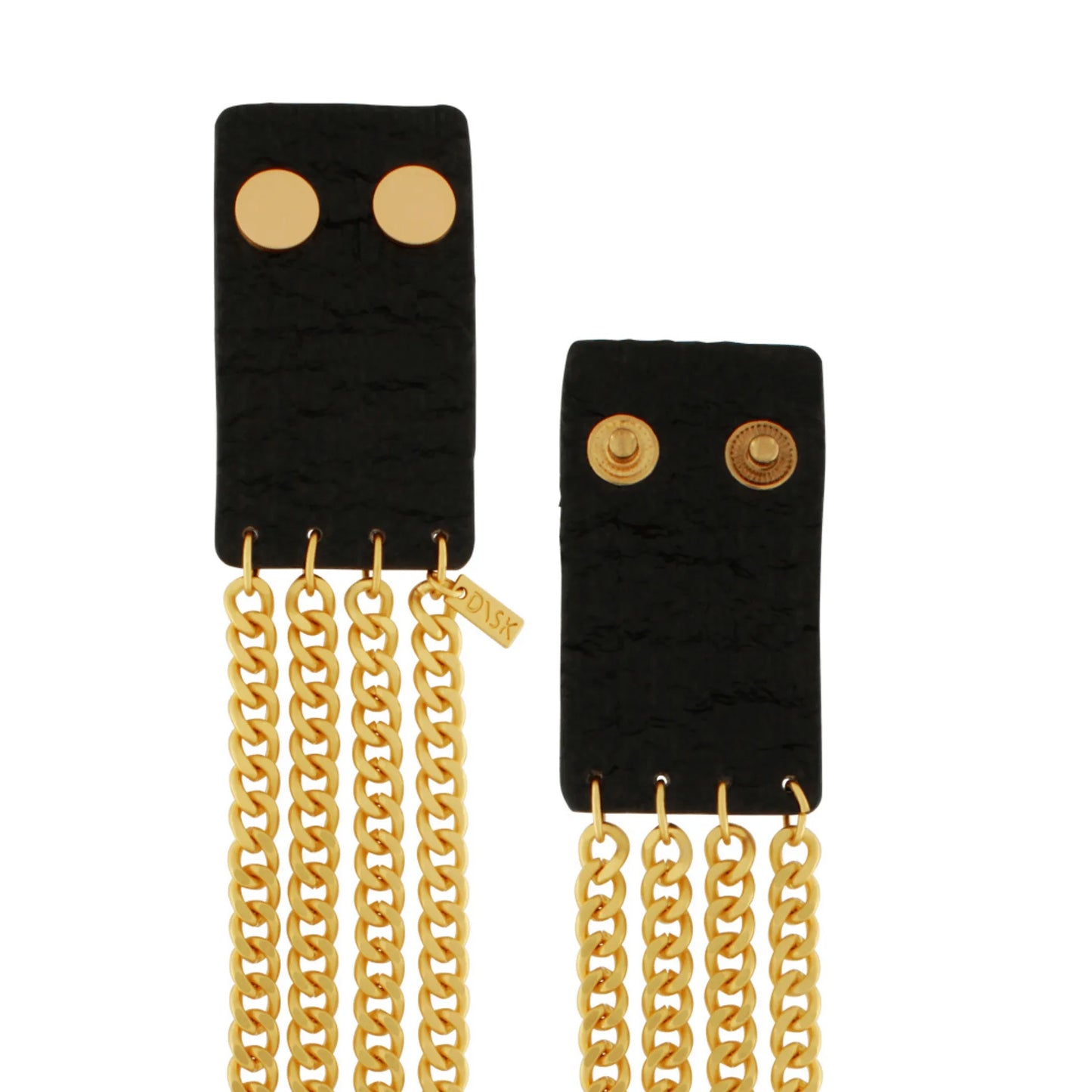 Anastazia IN:STORE Multi Link Leather Bracelet Gold Plating - NordicDeals