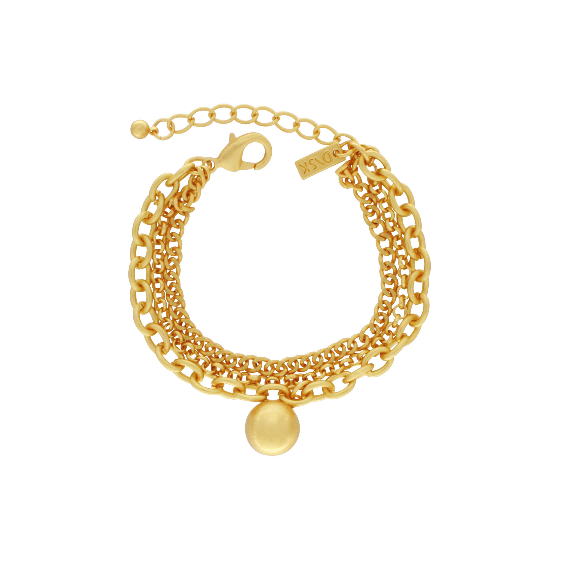Tabitha IN:STORE Link Chain Mix Bracelet Gold Plating - NordicDeals