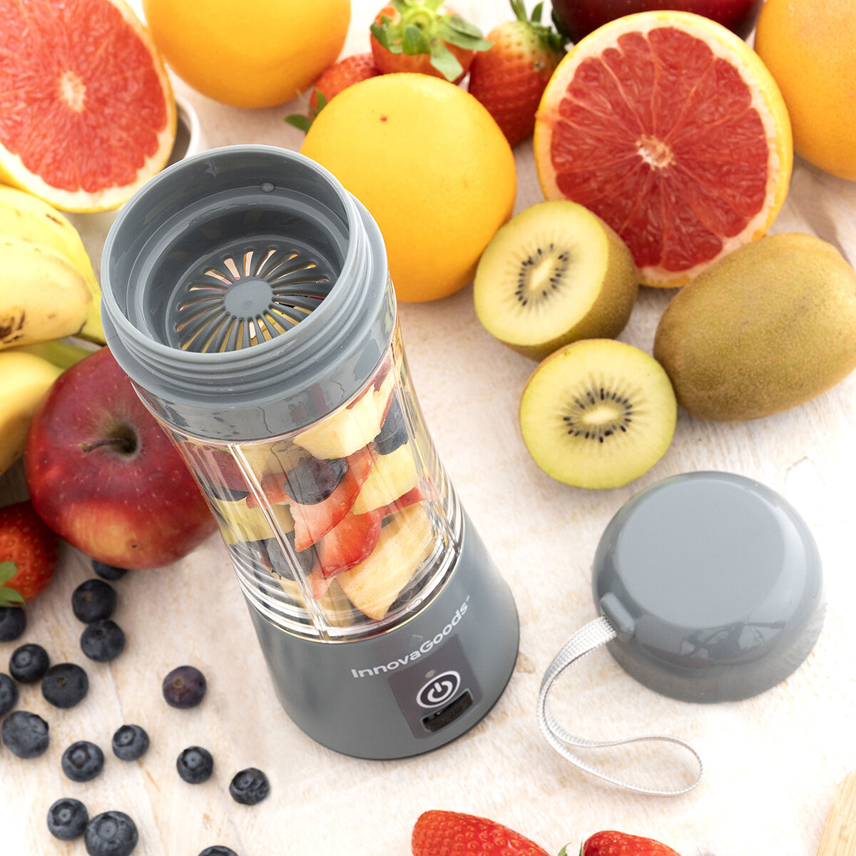 Portable Rechargeable Cup Blender Shakuit InnovaGoods - NordicDeals