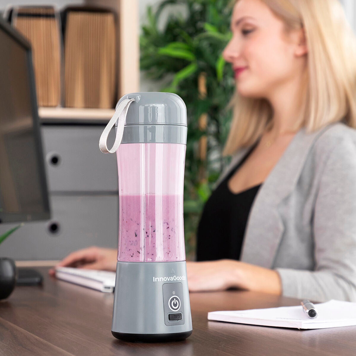 Portable Rechargeable Cup Blender Shakuit InnovaGoods - NordicDeals