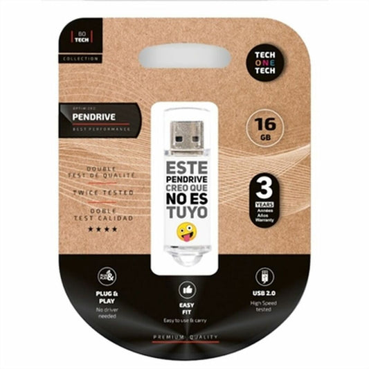 USB stick Tech One Tech TEC4007 16 GB - NordicDeals